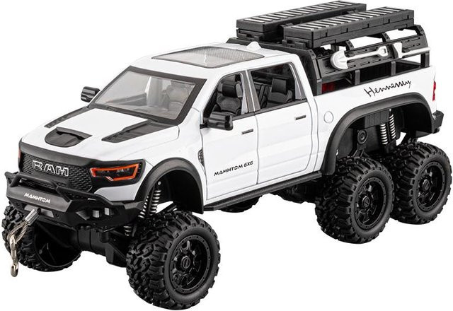 Linyi toy car Dodge Mammoth Ram 1000 Trx Pickup, Modellauto, 1:24, Grau, ab 14 Jahren - Bild 1
