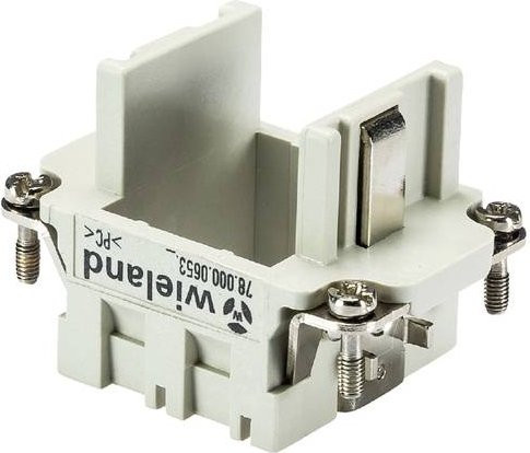 Wieland Electric 78.000.0653.0 Modulrahmen 10er Pack in Grau und Weiß - Bild 1
