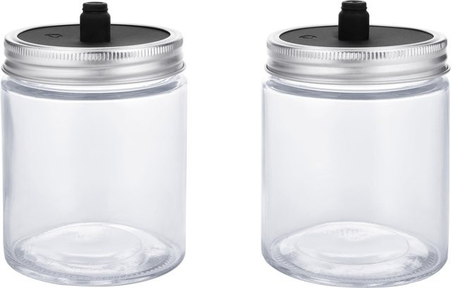 SILVERCREST Fermentationsgläser Set mit Glasgewichten, 2er Set, transparent, 0,5 l pro Glas - Bild 1