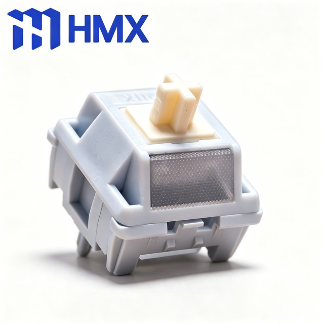 HMX Yogurt S Switch Lineare Klickschalter in Weiß für mechanische Tastaturen mit 5 Pins und Hot-Swap-Kompatibilität - Bild 1