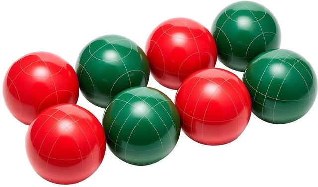 MB Boccia-Ball-Set, 2 Farben Rot und Grün, für 2 bis 8 Spieler - Bild 1