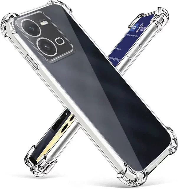 Transparente TPU Handyhülle mit Airbag-Anti-Sturz-Schutz für ViVO X80 Lite, V25 und V25E - Bild 1