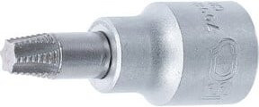 BGS Schraubenausdreher-Bit-Einsatz T40 aus Edelstahl in Silber mit 10 mm Innenvierkant 3/8 Zoll für defekte Torx-Profile - Bild 1