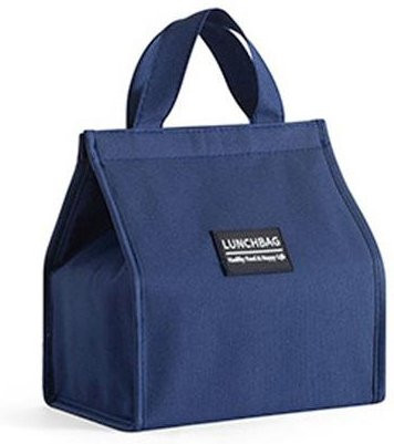 Wärmeisolierte Lunchtasche von xianyi01 aus Oxford-Stoff in Dunkelblau für Bento-Boxen und Lebensmittel - Bild 1