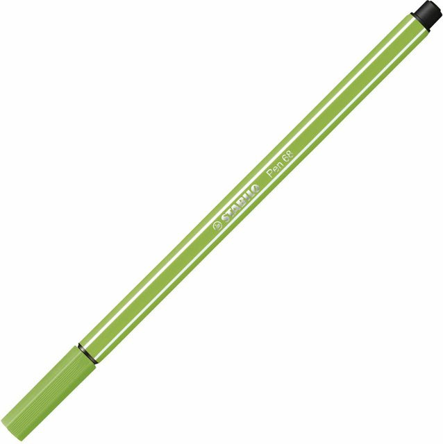 STABILO Pen 68 Tintenroller in Hellgrün mit feiner Spitze - Bild 1