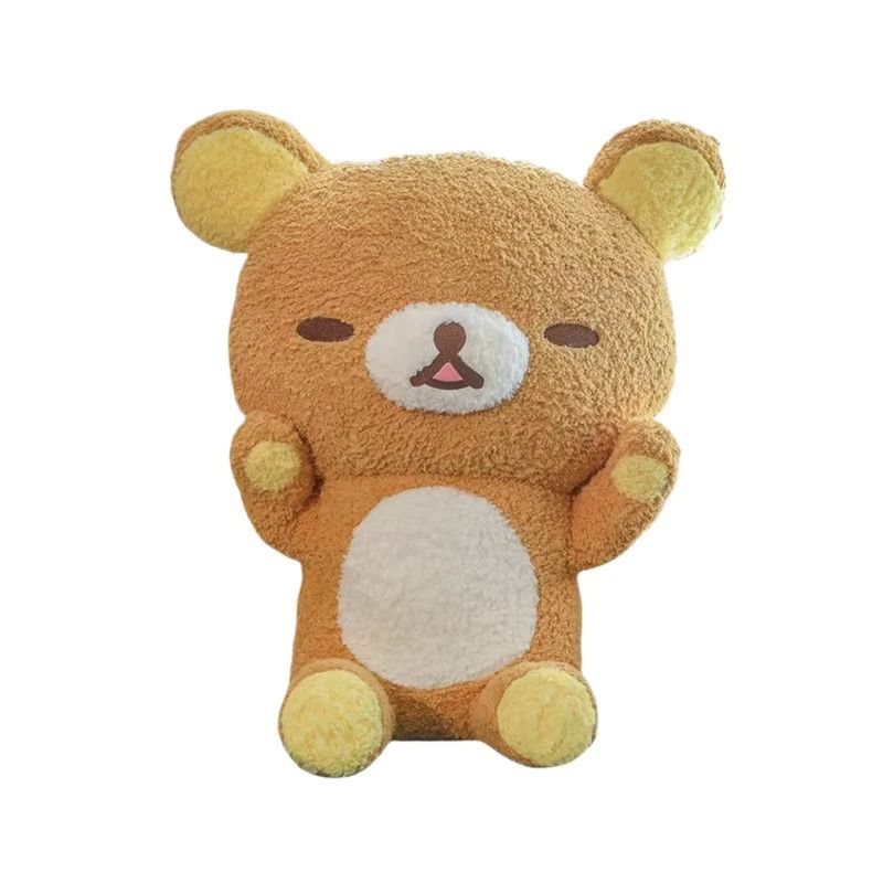 Aoger Rilakkuma Plüschpuppe als weiches Umarmungskissen in Braun - Bild 3