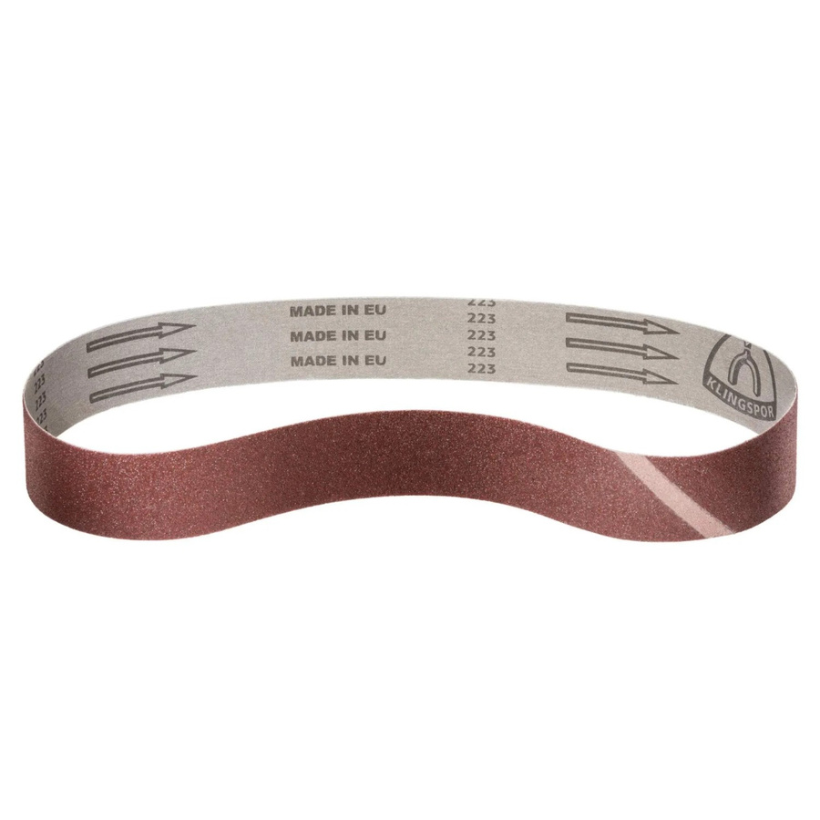 Klingspor Gewebe Schleifband für Holz und Metall, Korn 40, B: 25 mm, L: 762 mm, 10 Stück - Bild 2