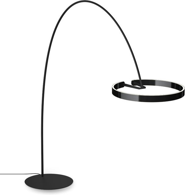 Occhio Mito Largo LED-Bogenleuchte in Schwarz Matt mit Black Phantom Kopf und dimmbarer x-tra warm LED (2200K - 3500K) - Bild 1