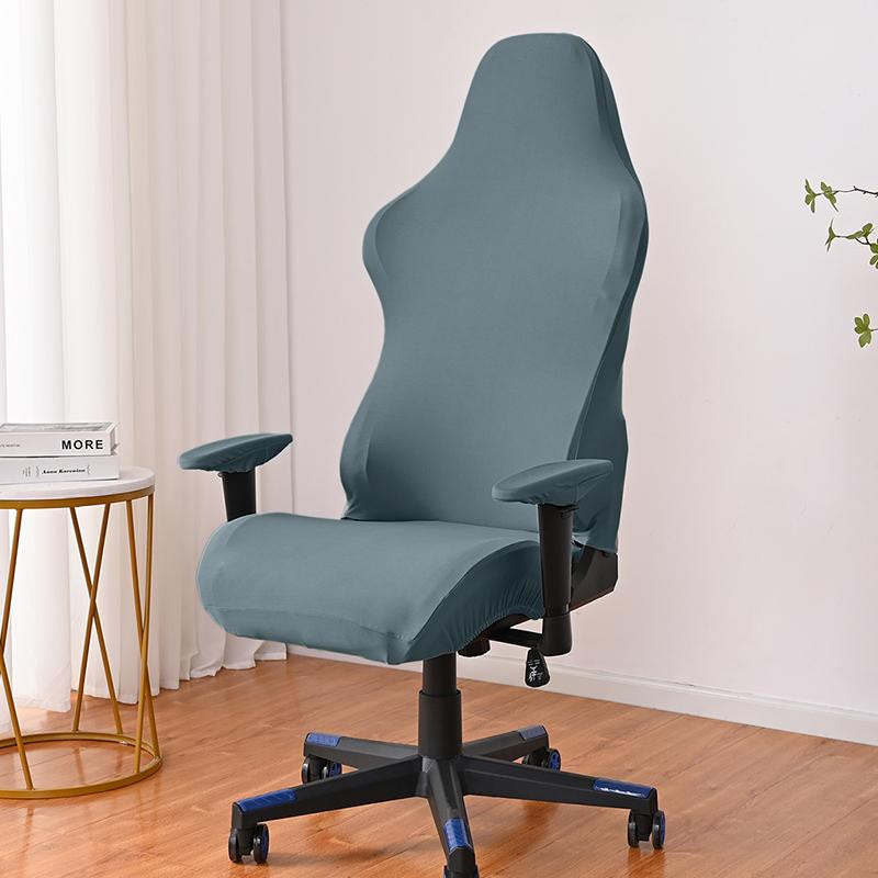 Yiran Furniture Gaming-Stuhlbezug aus Milchseide in Violett, waschbarer und atmungsaktiver Stretch-Stuhlbezug aus Polyester - Bild 1