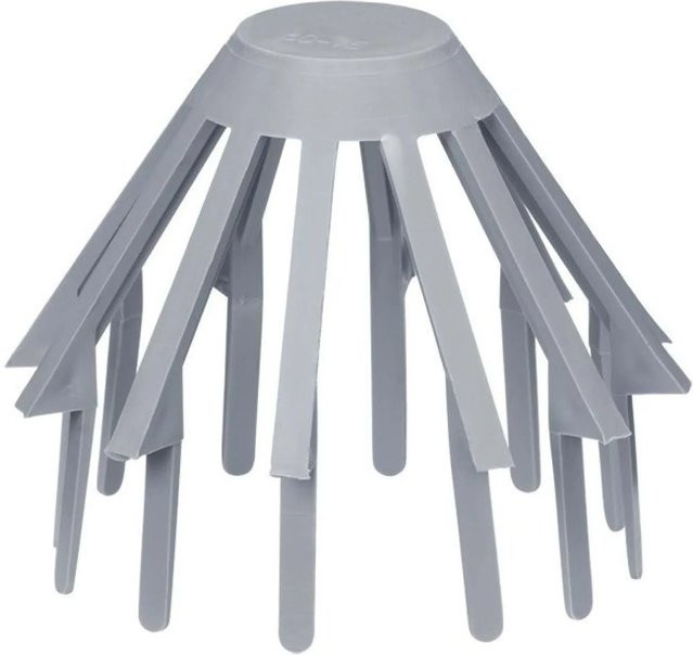 Inefa Fallrohrsieb DN75 aus grauem PVC-U mit 75 mm Durchmesser - Bild 1