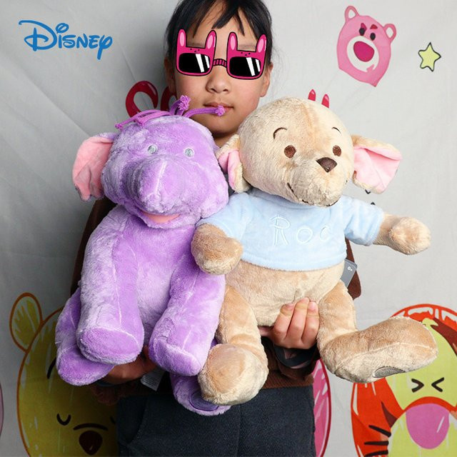 Bandai Disney Roo und Lumpy Heffalump, Plüschtiere, Lila, Elefantenpuppe - Bild 1