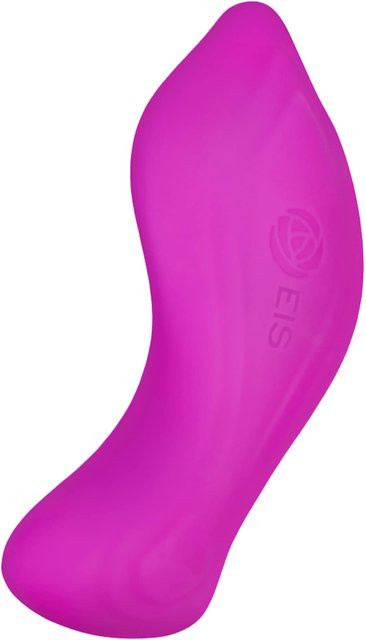 Wiederaufladbarer Silikon-Auflegevibrator in Pink, Länge: 10 cm - Bild 1
