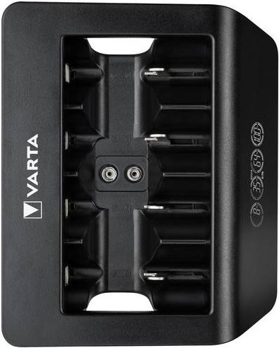 Varta LCD Universal Charger+ Batterieladegerät in Schwarz für AA, AAA, C, D und 9V Akkus mit LCD-Anzeige - Bild 1