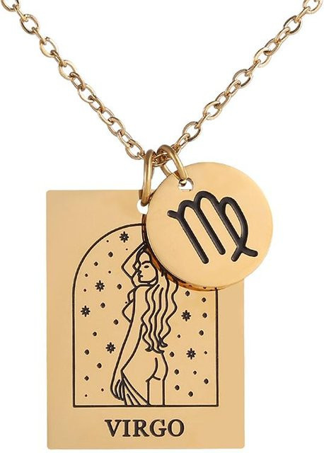 Lucky Star Jewelry Halskette Edelstahl, Vergoldet, Zirkonia, Damen - Bild 1