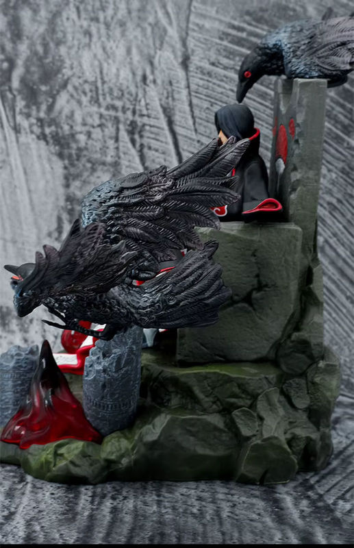 Bandai Anime Uchiha Itachi Akatsuki Thron Actionfigur aus PVC in Schwarz, Höhe: 35 cm - Bild 3