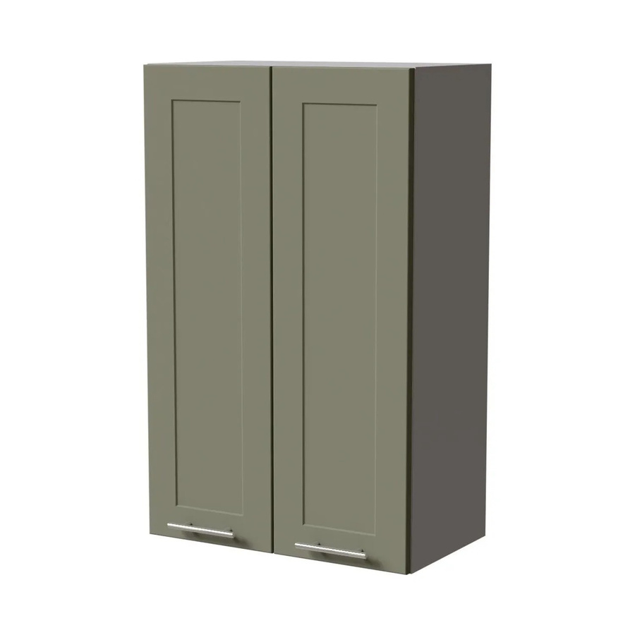 Feldmann-Wohnen Hängeschrank Oslo in Grau und Reed Green Matt, B/T/H: 60 x 32,5 x 96 cm - Bild 2