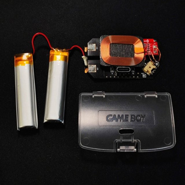ZCGM Universelles wiederaufladbares Dual-Lithium-Batterie-Modul mit USB-C Anschluss in Weiß und Transparent - Bild 1