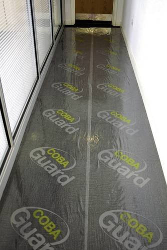 COBA Europe Coba Guard Teppichschutzfolie transparent mit Klebeband B: 60 cm, L: 25 m, Dicke: 0,09 mm - Bild 1