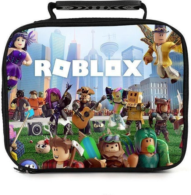 ZestCasa Roblox Tragbare Lunchtasche für Schüler, isolierend und geräumig, Mehrfarbig - Bild 1