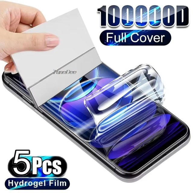 HD Hydrogel-Displayschutzfolie für Xiaomi Redmi Note 15 Pro 5G 14 13 12 11 4G 11s und Redmi 15C 10 9 13C, transparent - Bild 1