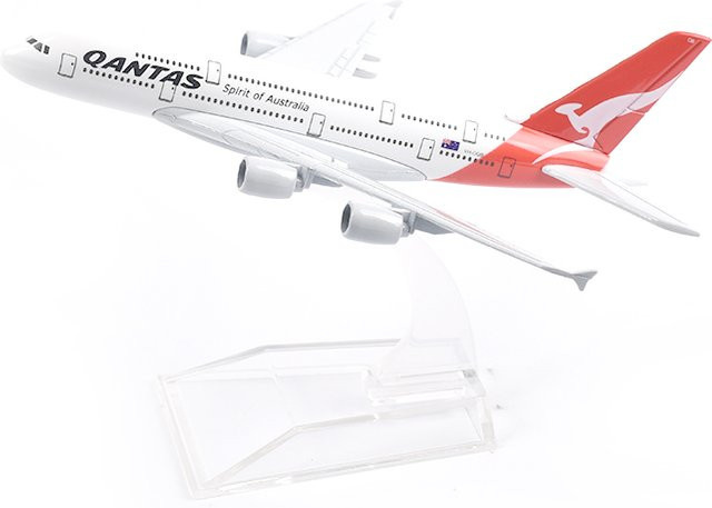 JASON TUTU Qantas Airbus A380 Flugzeugmodell, 1:400, Metallmodell - Bild 1