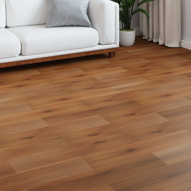 Yiwydaa Laminatboden in Holzoptik Gold Gelb Braun, 15 Stück, B: 101 cm, H: 20 cm, T: 0,8 cm - Bild 1