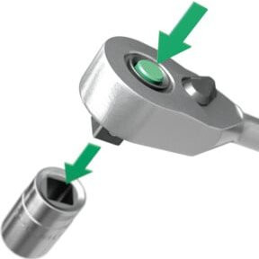 Stahlwille Hebelumschaltknarre 1/2 Zoll in Silber - Bild 2