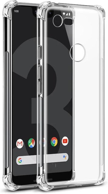 Stoßfeste Airbag Handyhülle aus Silikon und TPU für Google Pixel 2 2XL 3 3A 4A XL 4 5 6 7 8 Pro 4A 5A 6A 7A in Grau - Bild 1