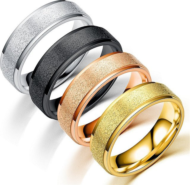 DAIPAN Ring Edelstahl, matt, Damen und Herren - Bild 1