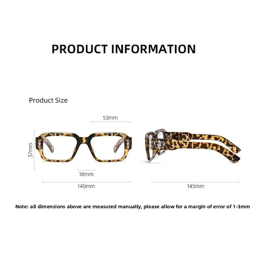 Cs Cojos Korrektionsbrille, quadratisch, Vollrand, Metall, braun, Unisex, Blaulichtfilter - Bild 1