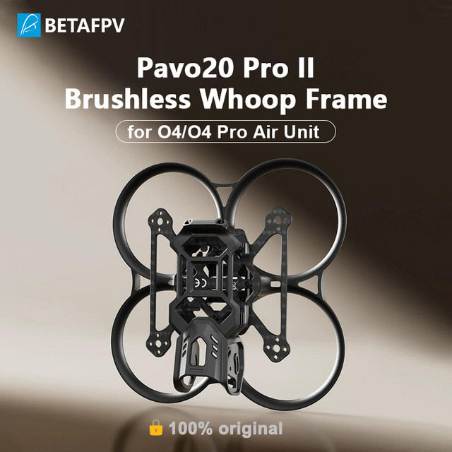 BETAFPV Pavo20 Pro II Brushless Whoop Rahmen in Schwarz für O4/O4 Pro Drohnen-Zubehör - Bild 1