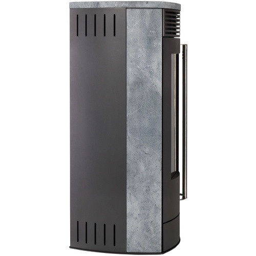 THERMIA Kaminofen Neuwerk in Grau aus Naturstein mit 6 kW Leistung, B/T/H: 126,0 x 52,2 x 110,5 cm - Bild 2