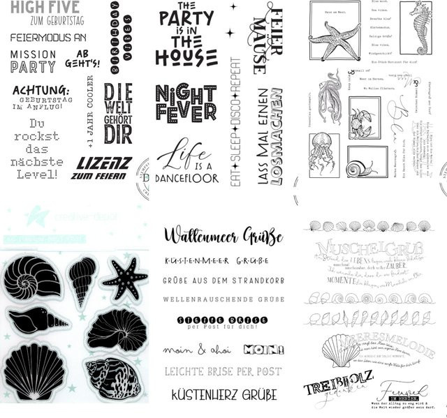 Metall-Stanzformen Muschel und Seepferdchen für Scrapbook, Tagebuch-Dekoration und DIY-Grußkarten - Bild 1