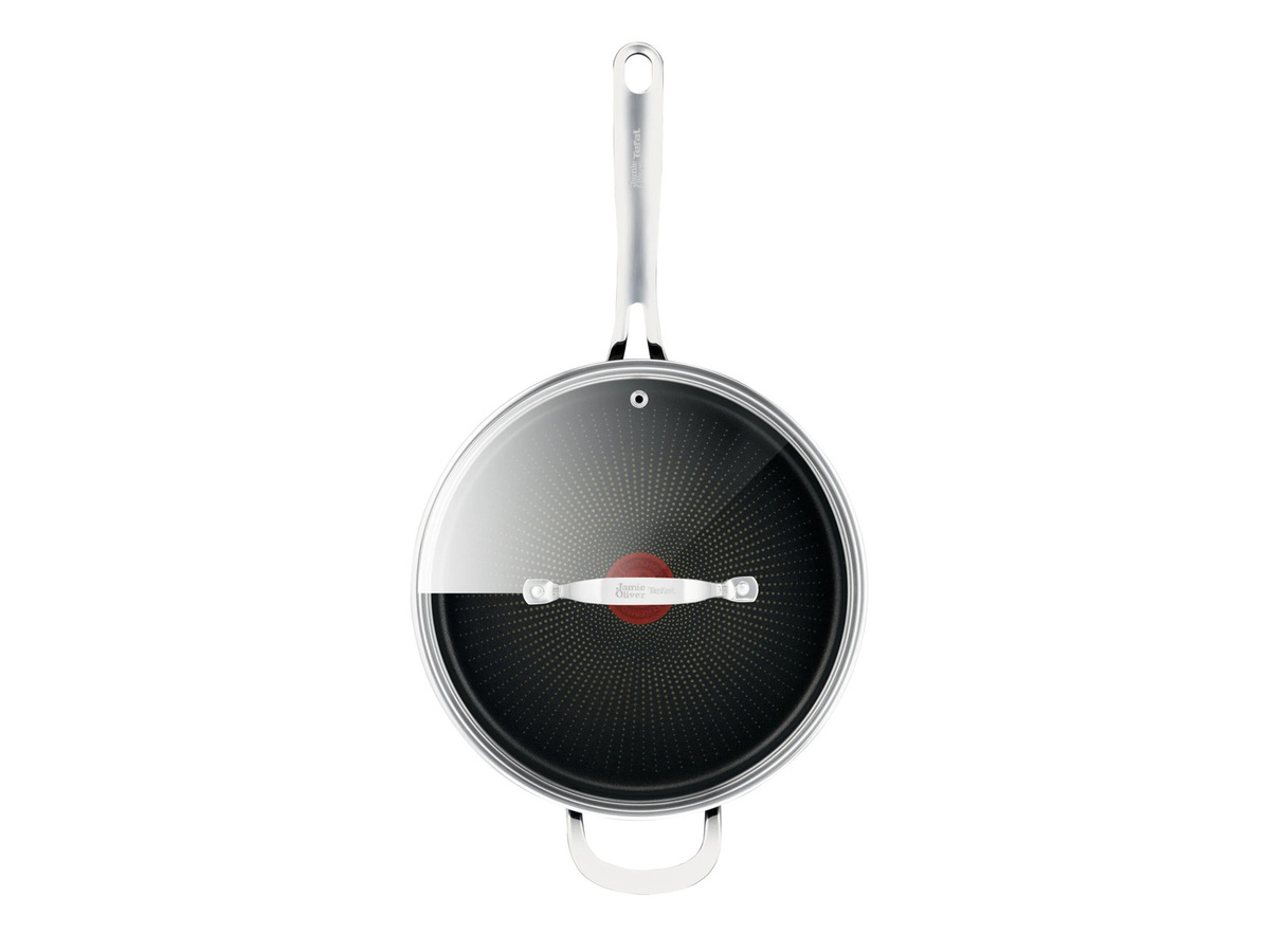 Jamie Oliver by Tefal Home Cook Schmorpfanne mit Antihaftbeschichtung und Gegengriff, Durchmesser: 26 cm, für Induktion, Aluminium - Bild 2