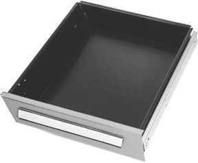 Kappes Schublade Vollauszug aus Stahl, Farbe: Grau (RAL 7035), Höhe: 12,5 cm, Breite: 50 cm - Bild 1
