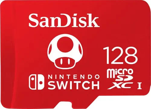 SanDisk Extreme microSDXC Speicherkarte 128GB UHS-I für Nintendo Switch - Bild 1