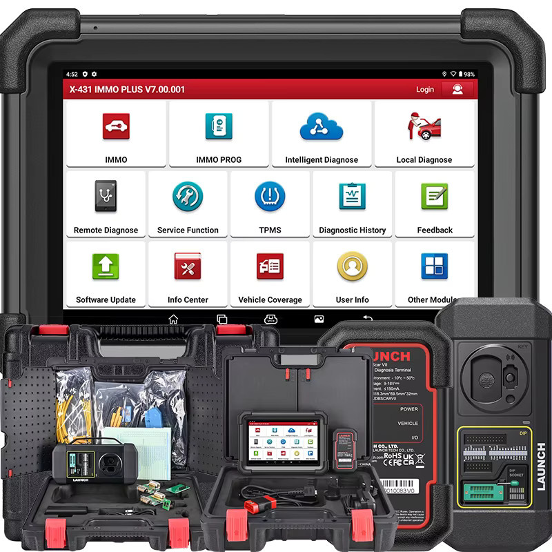 Launch X431 IMMO Plus Autoschlüssel-Programmiergerät und Kfz-Diagnosescanner zur Wegfahrsperre-Programmierung in Schwarz - Bild 5