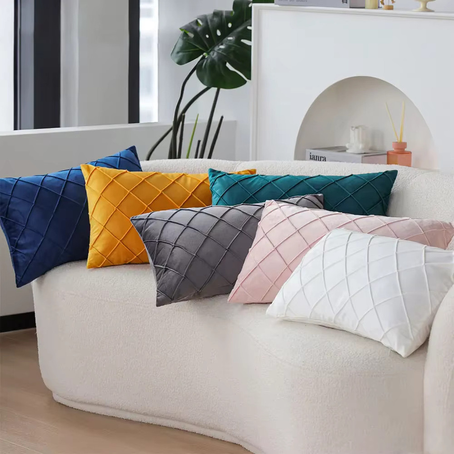 CANIRICA Rechteckiger Kissenbezug in verschiedenen Farben, Ultraweicher dekorativer Kissenbezug für Sofa und Wohnzimmer, B/H: 50 x 30 cm - Bild 2