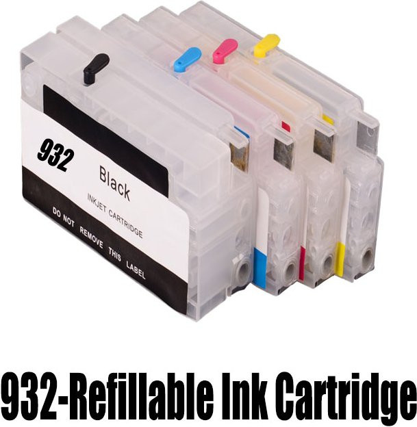 HP 932XL leere Tintenpatrone Multicolor für HP Officejet Drucker 7612 7512 7510 6100 7610 7110 6700 6600e - Bild 1