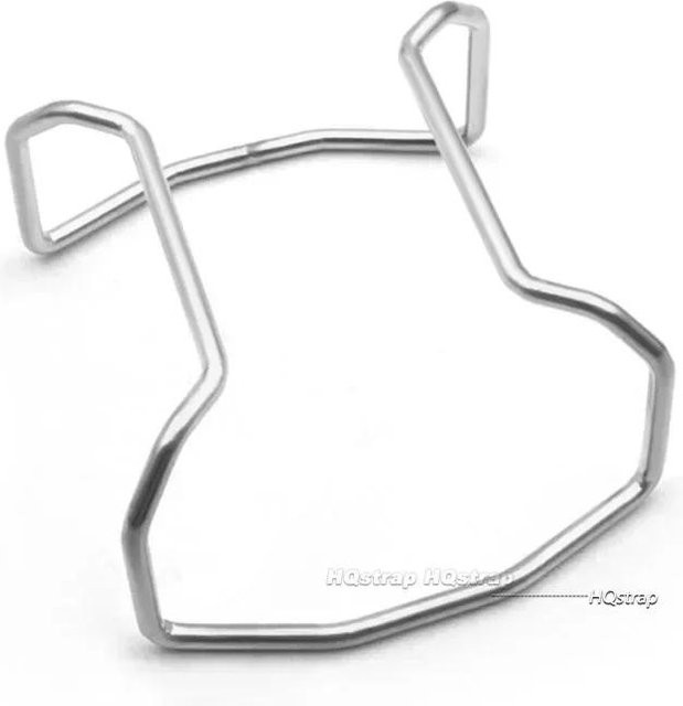 HQstrap Uhrenstoßfänger Edelstahl, Silber, Unisex - Bild 1