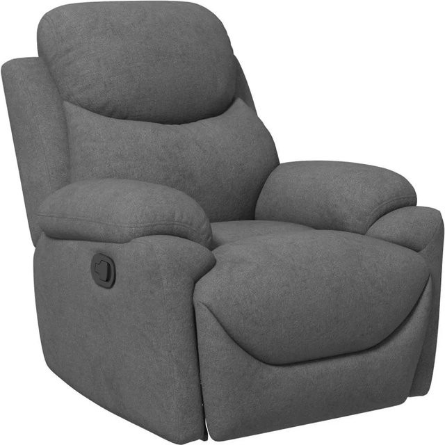 HOMCOM Relaxsessel in Grau mit Schlaffunktion und 150 Grad Neigbarkeit, B/T/H: 93 x 88 x 102 cm - Bild 1