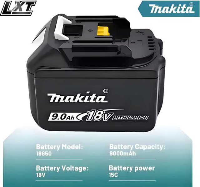 Makita Akku BL1890 18V 9,0 Ah Schwarz für Elektrowerkzeuge - Bild 1