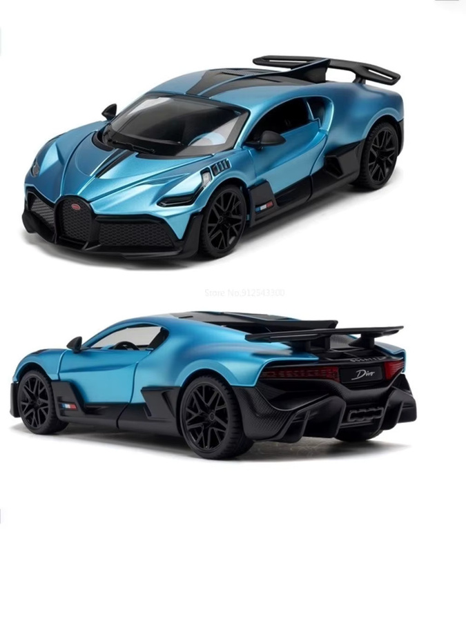 RMZ city DIVO Supersportwagen-Modell, Fahrzeug, Maßstab 1:32, blau - Bild 6