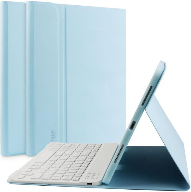 Tech-Protect Bluetooth Tastatur und Stift Set für iPad 10.9 Zoll und iPad Pro 11 Zoll in Himmelblau - Bild 1
