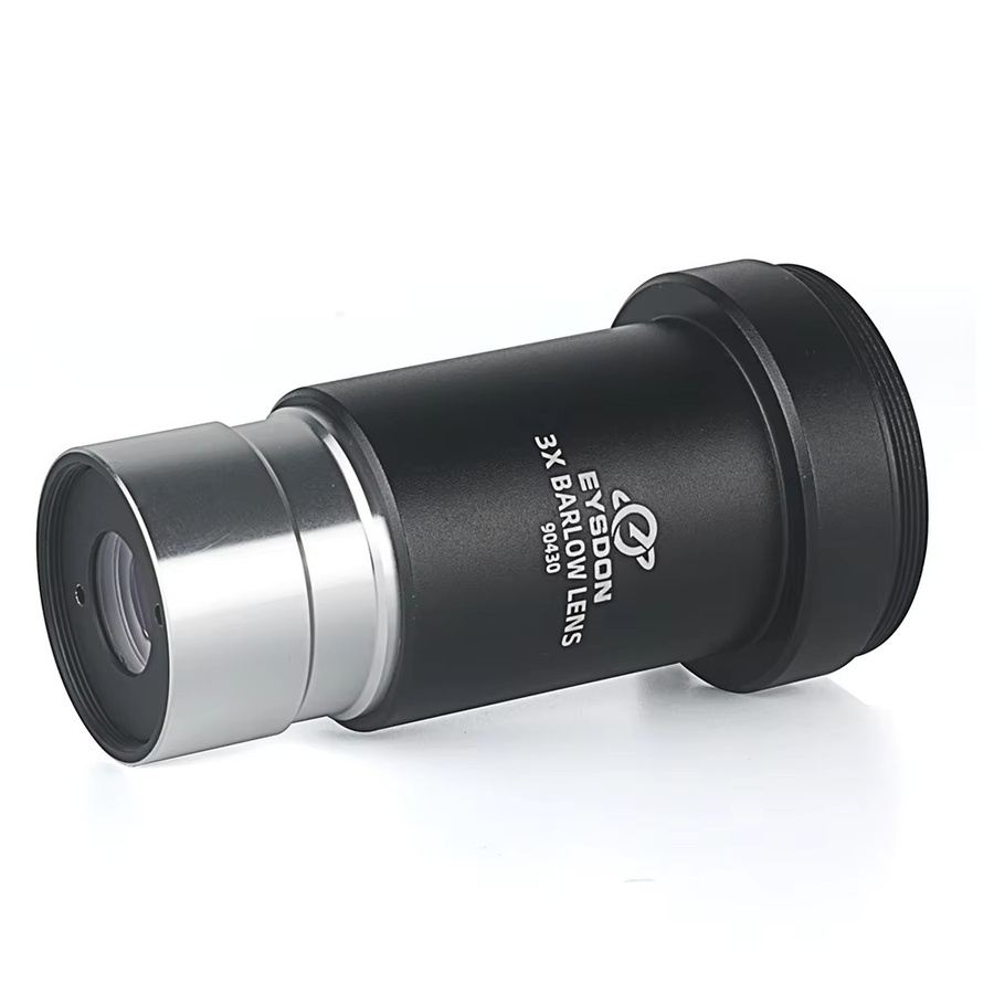 EYSDON 3x Barlow-Linse 1,25 Zoll Apochromatische 3-Elemente-FMC-Linse mit M42 x 0,75 mm Kameragewinde in Schwarz für astronomische Teleskope - Bild 4
