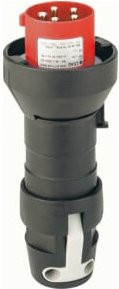 Ceag Sicherheitst. Stecker 16A 5p. 380-415V GHG 511 7506 R0001 in Rot mit IP66 Schutzart aus Kunststoff - Bild 1