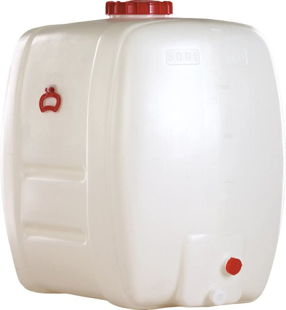 Graf Universal-Kunststofffass Oval aus Polyethylen, transparent, 500 l - Bild 1