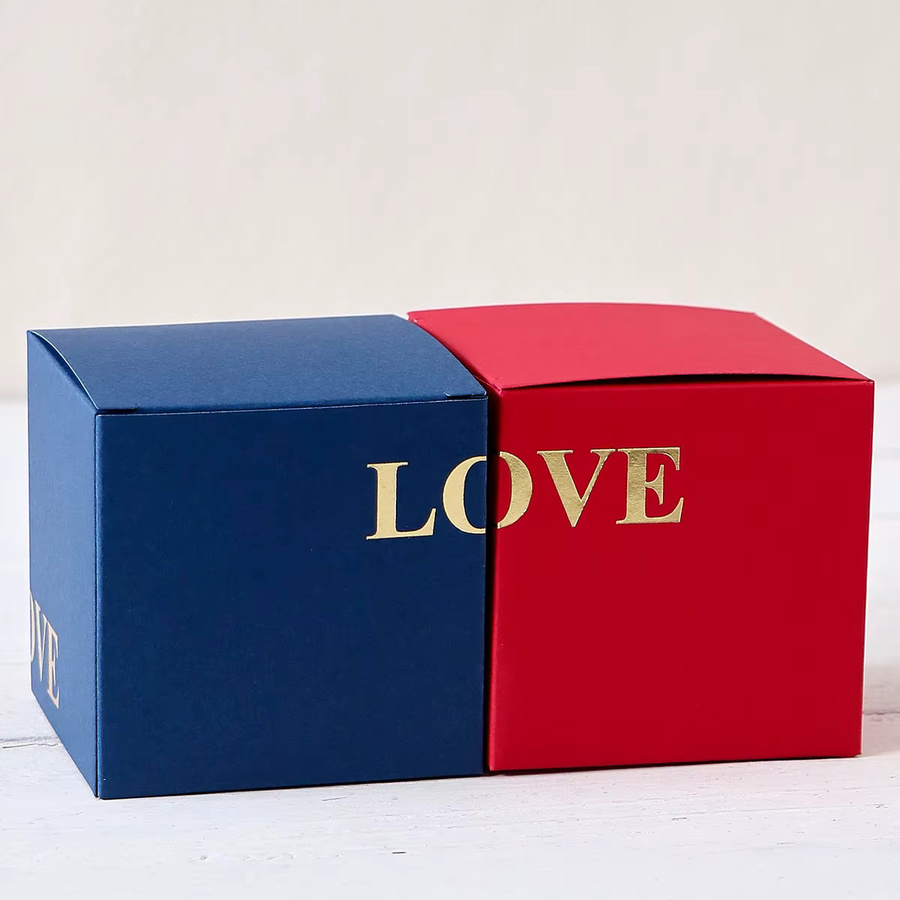 10er-Pack Mini-Geschenkboxen aus Papier in Weiß für Hochzeiten, Valentinstag und Feiern - Bild 2