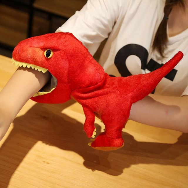 Yiran toy Dinosaurier Plüschpuppe, Tyrannosaurus Triceratops, 35cm, ab 14 Jahren - Bild 1