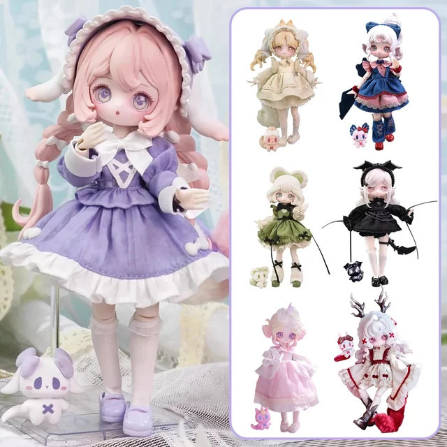 XiDonDon Die Luluelf Story Serie 1/12 BJD bewegliche Gelenkpuppe, Blind Box Mystery Box, Action Anime Figur, Anziehspielzeug - Bild 1